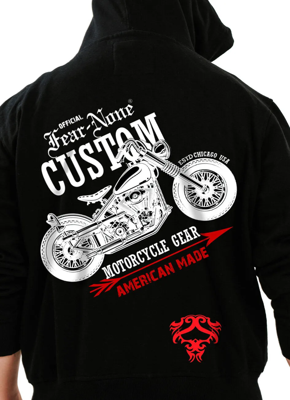 American "Custom Biker" Hoodie