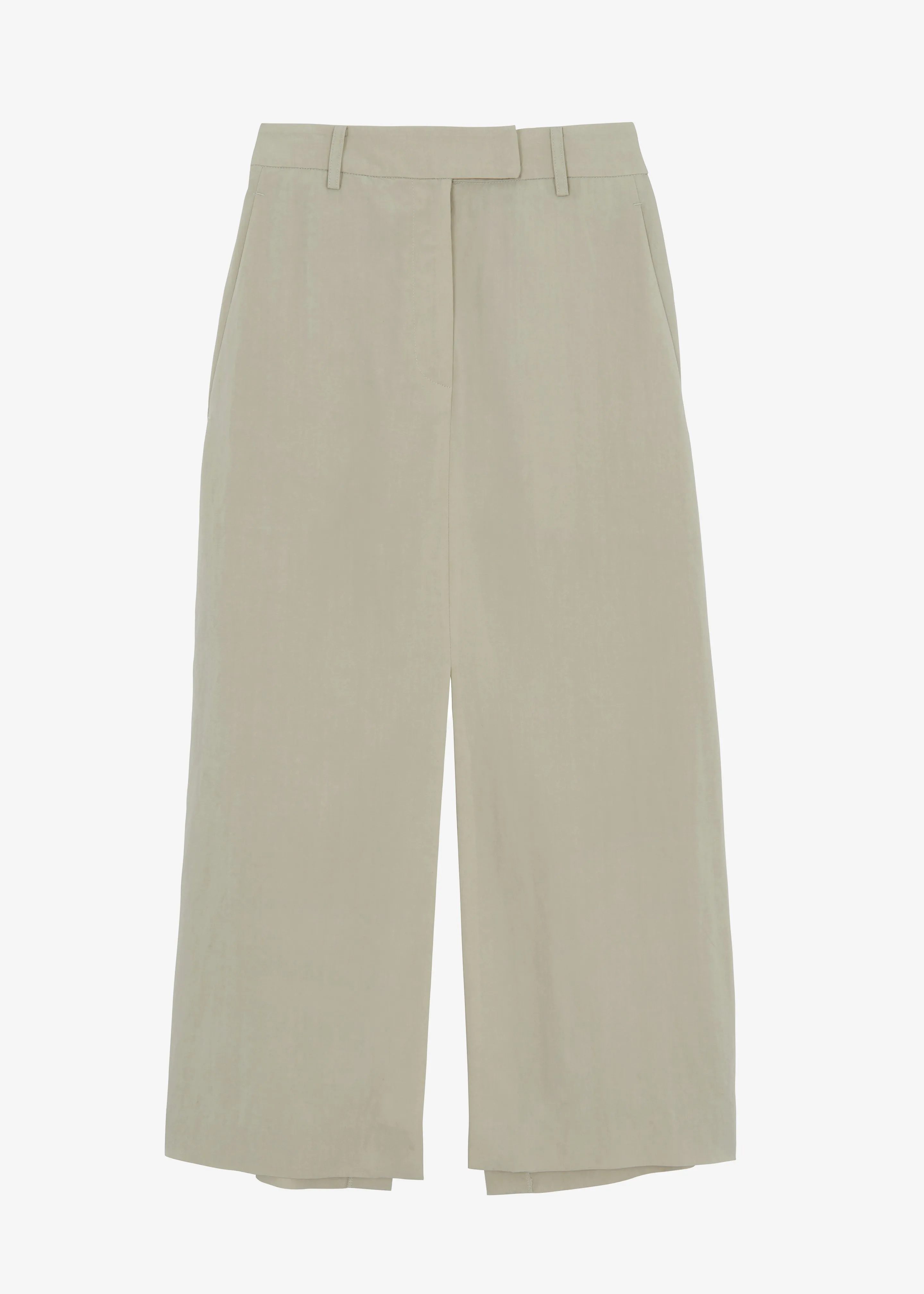 Anastasia Slit Midi Skirt - Sage