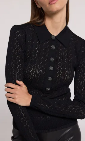 Angelica Pointelle Sweater