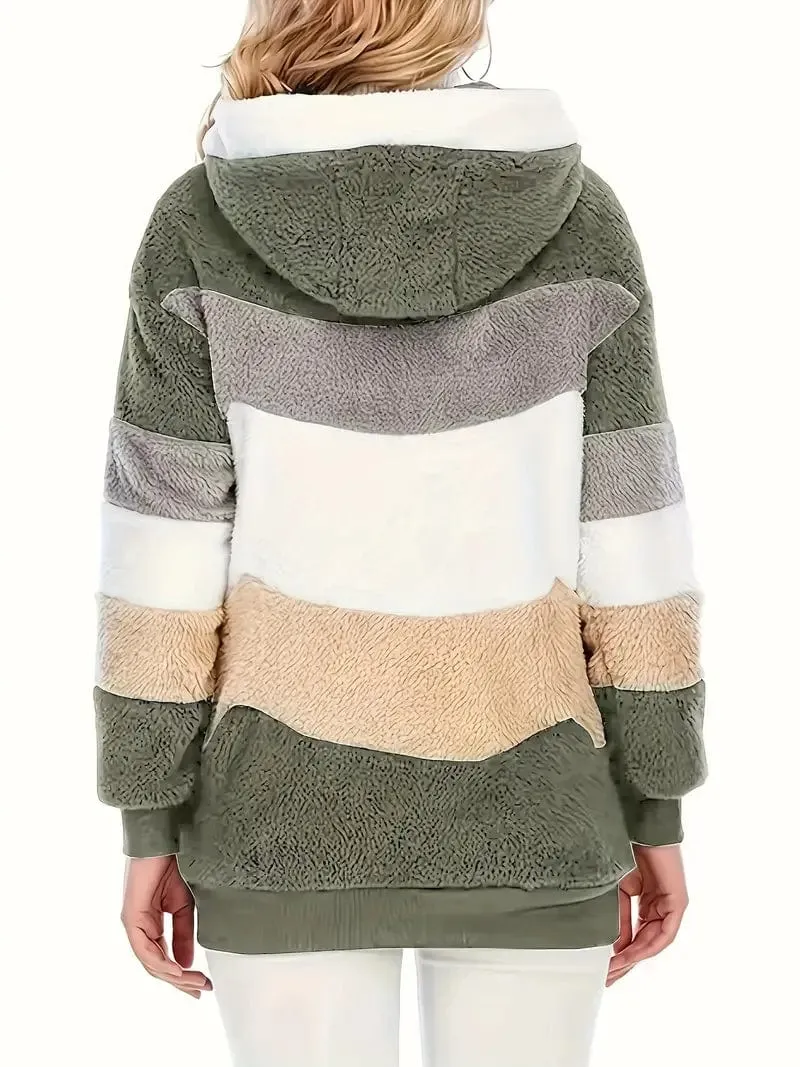 Blue and Peach Tie-Dye Fleece