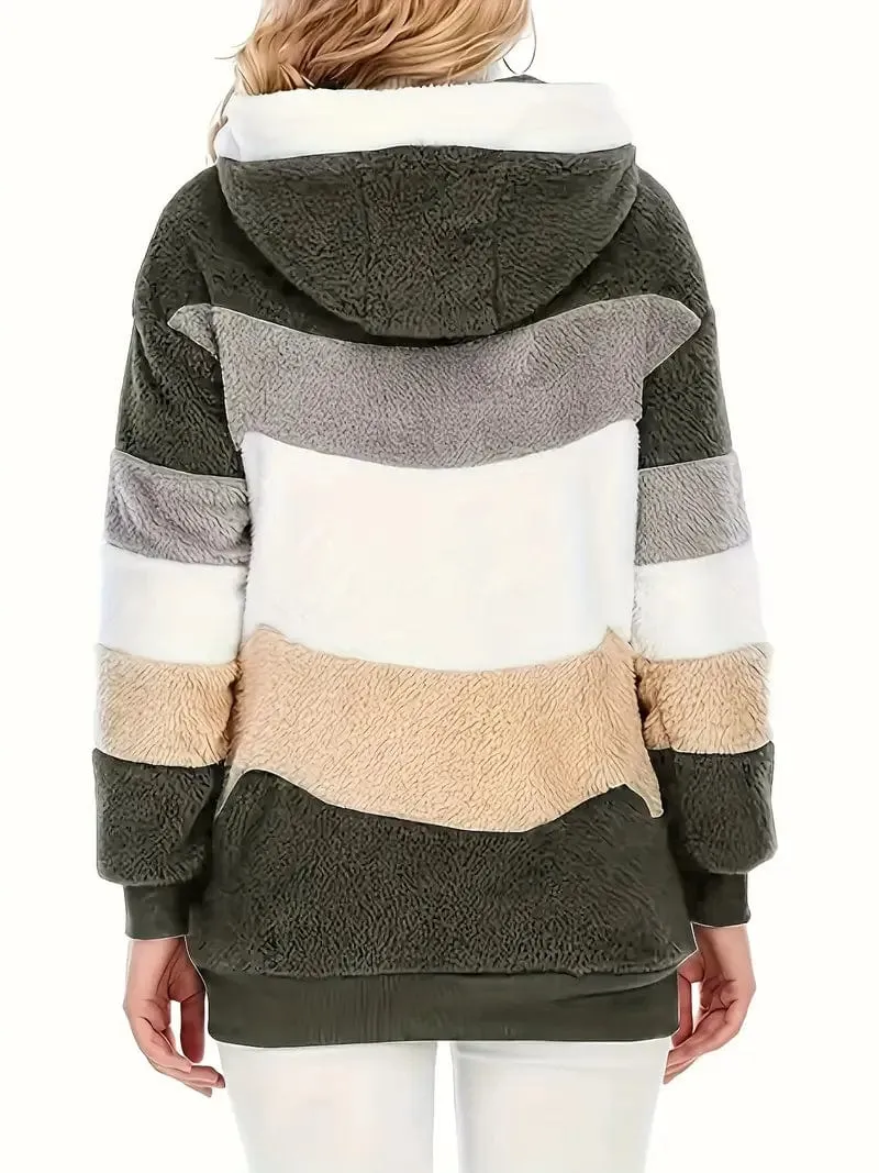 Blue and Peach Tie-Dye Fleece