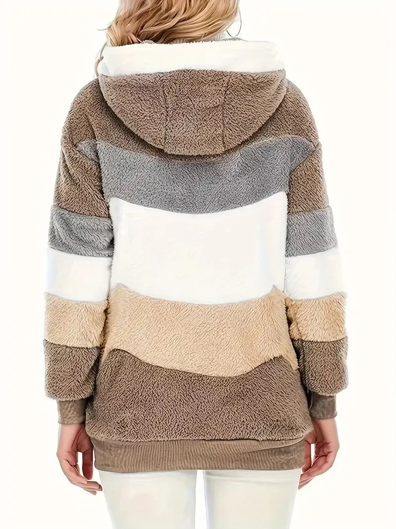 Blue and Peach Tie-Dye Fleece