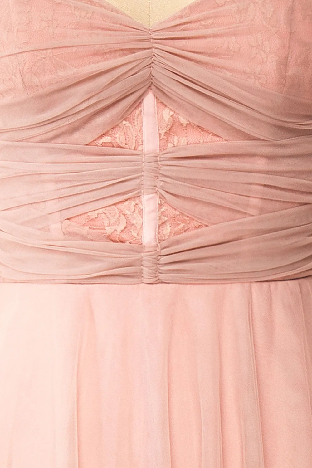 Cyrilla | Midi Pink Tulle Dress