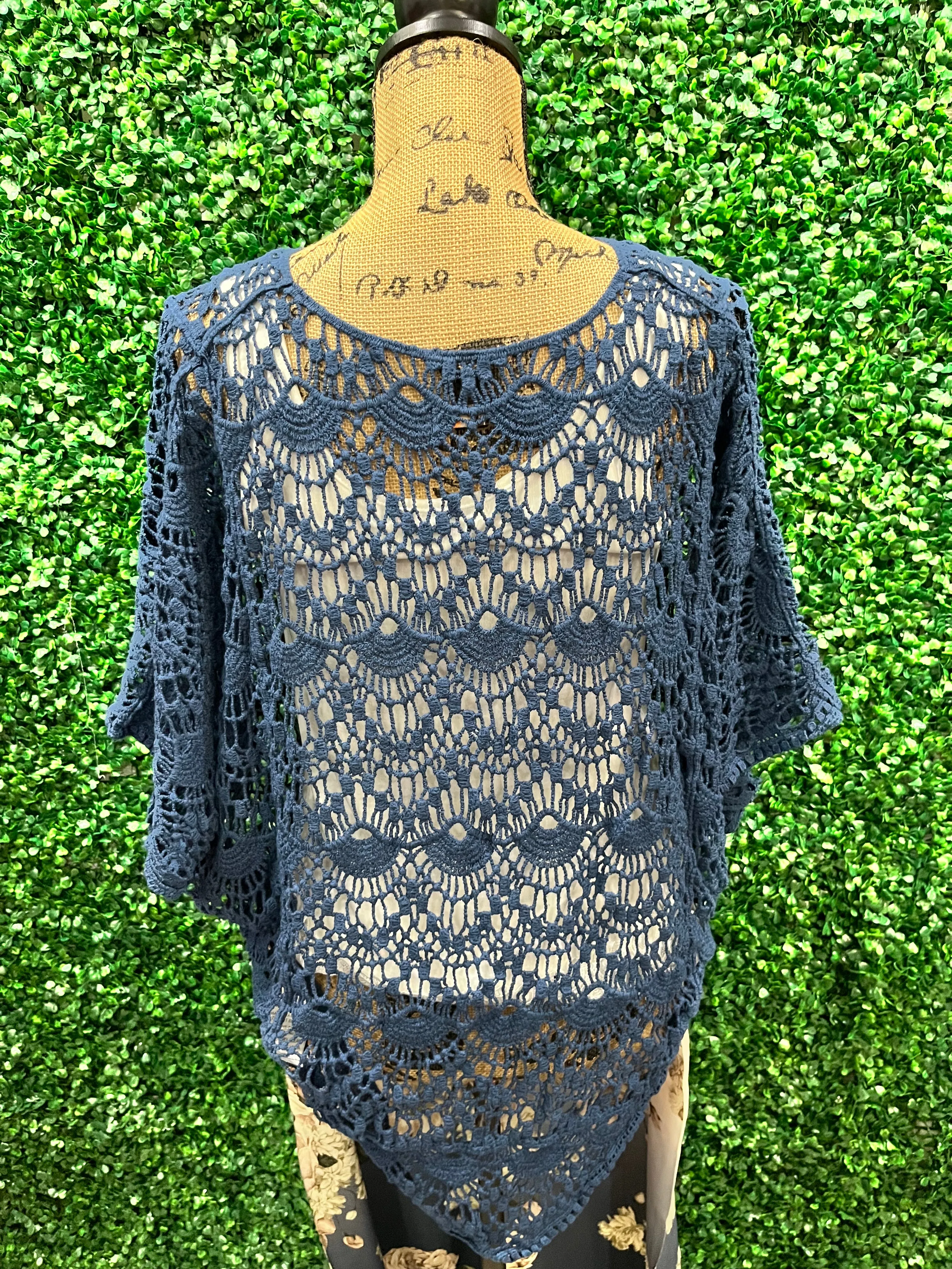 Give It All Poncho Top *FINAL SALE*