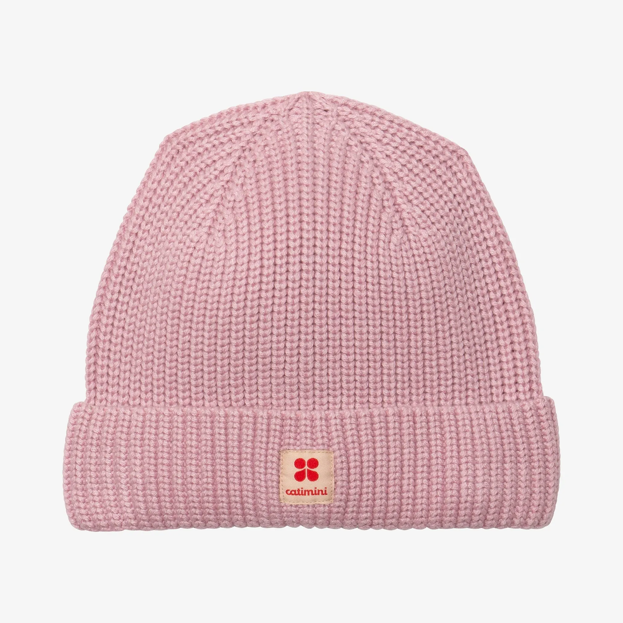 Kid pink beanie