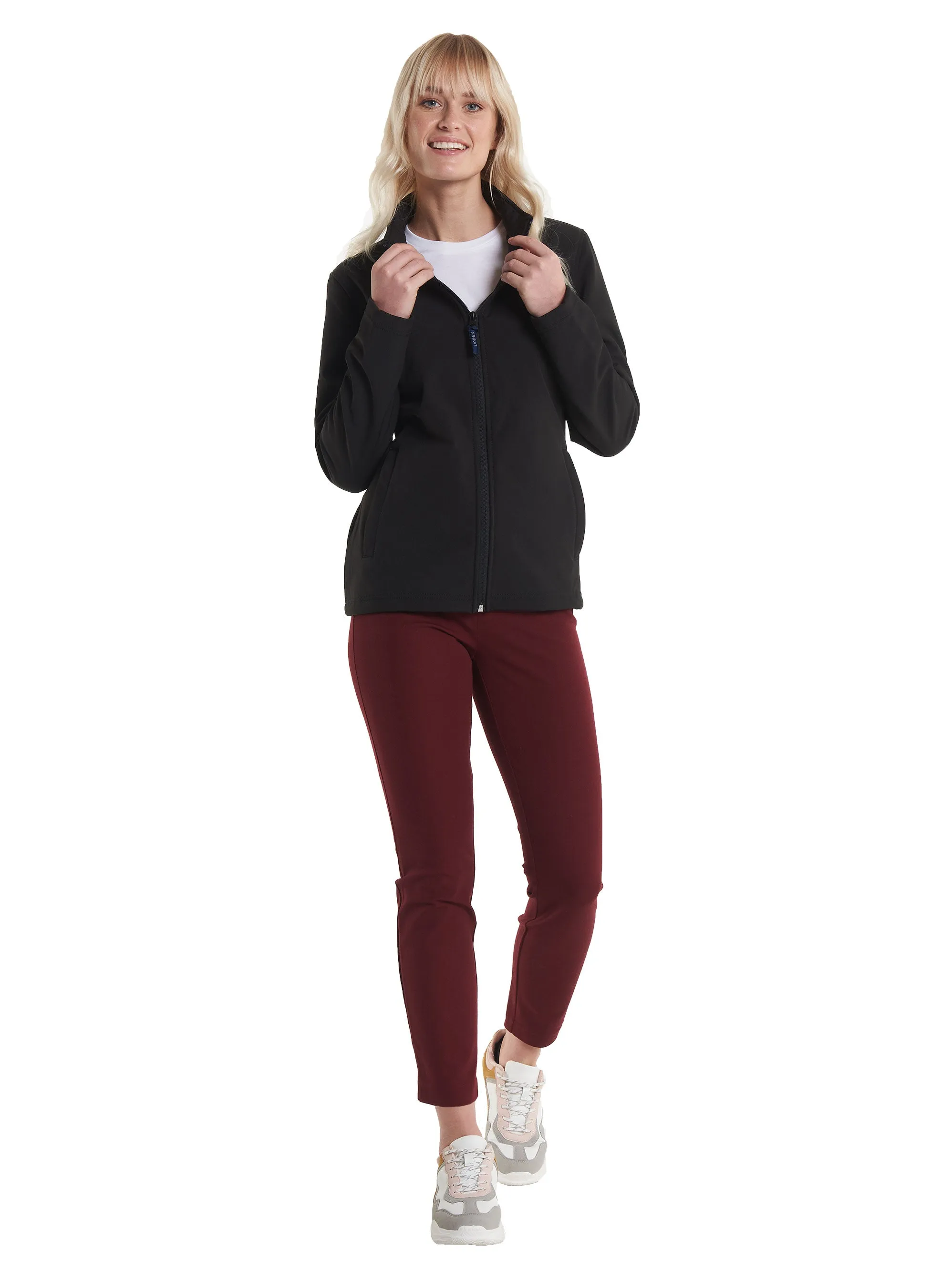 Ladies Classic Full Zip Soft Shell Jacket | Navy