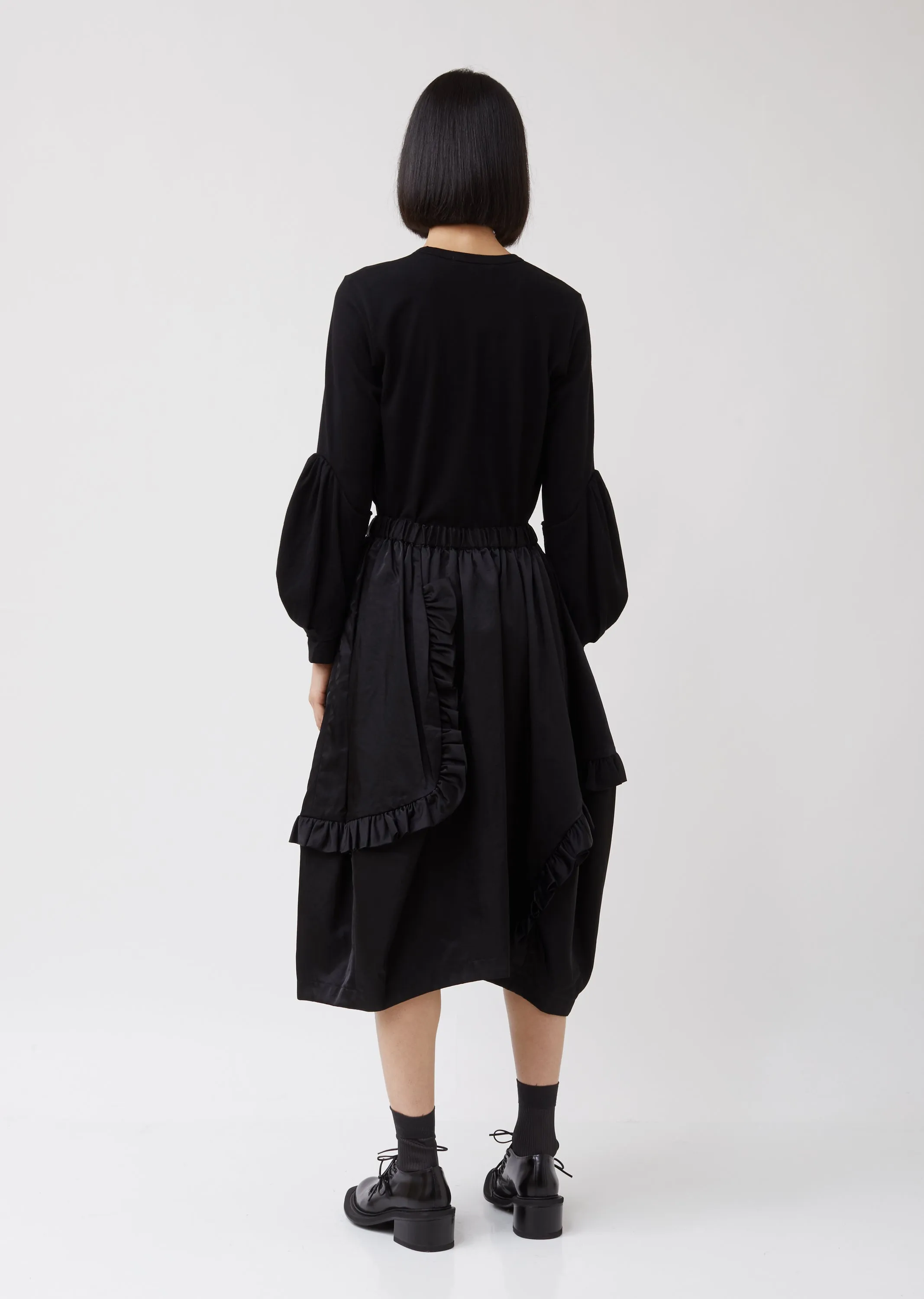 Nylon Twill Thin Skirt