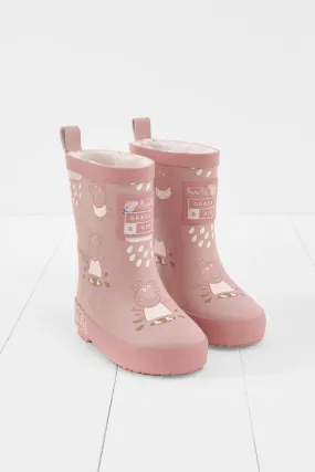 Peppa Pig Pink Colour-Changing Kids Wellies