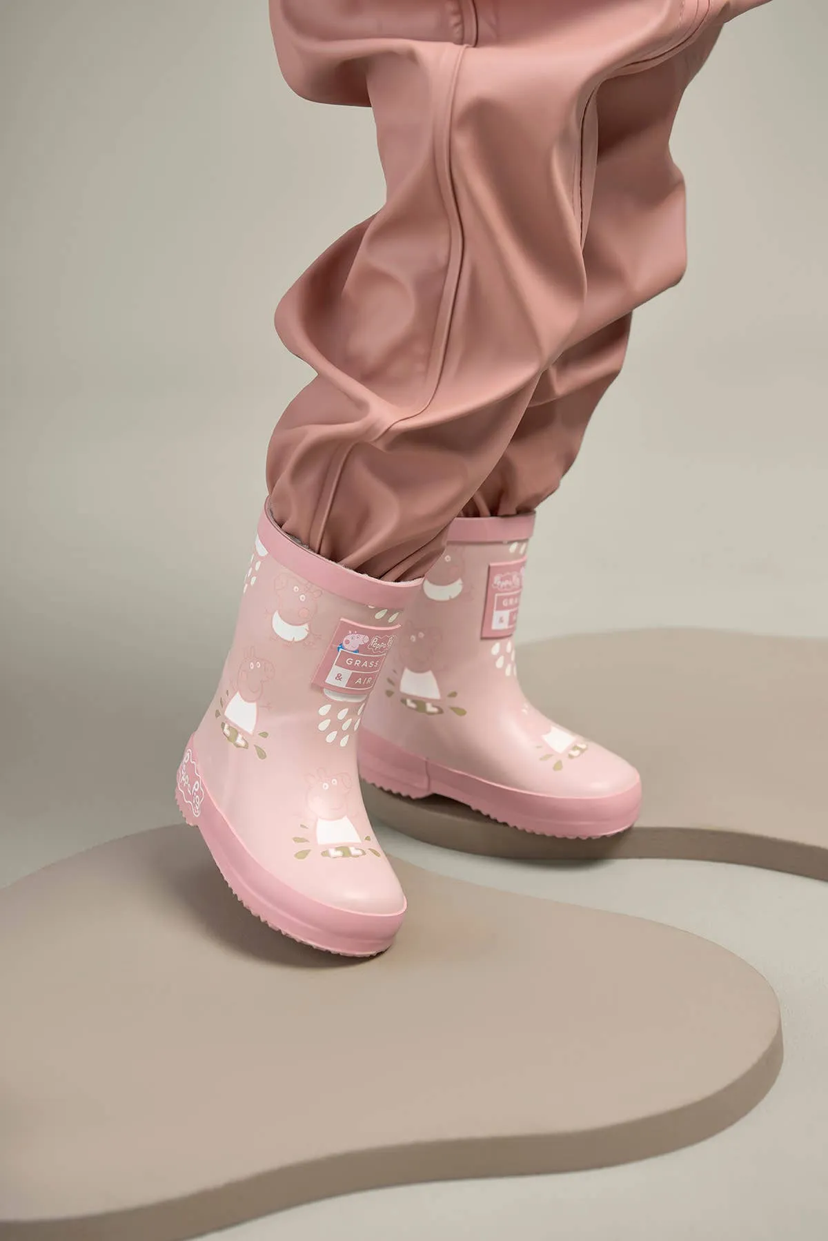 Peppa Pig Pink Colour-Changing Kids Wellies