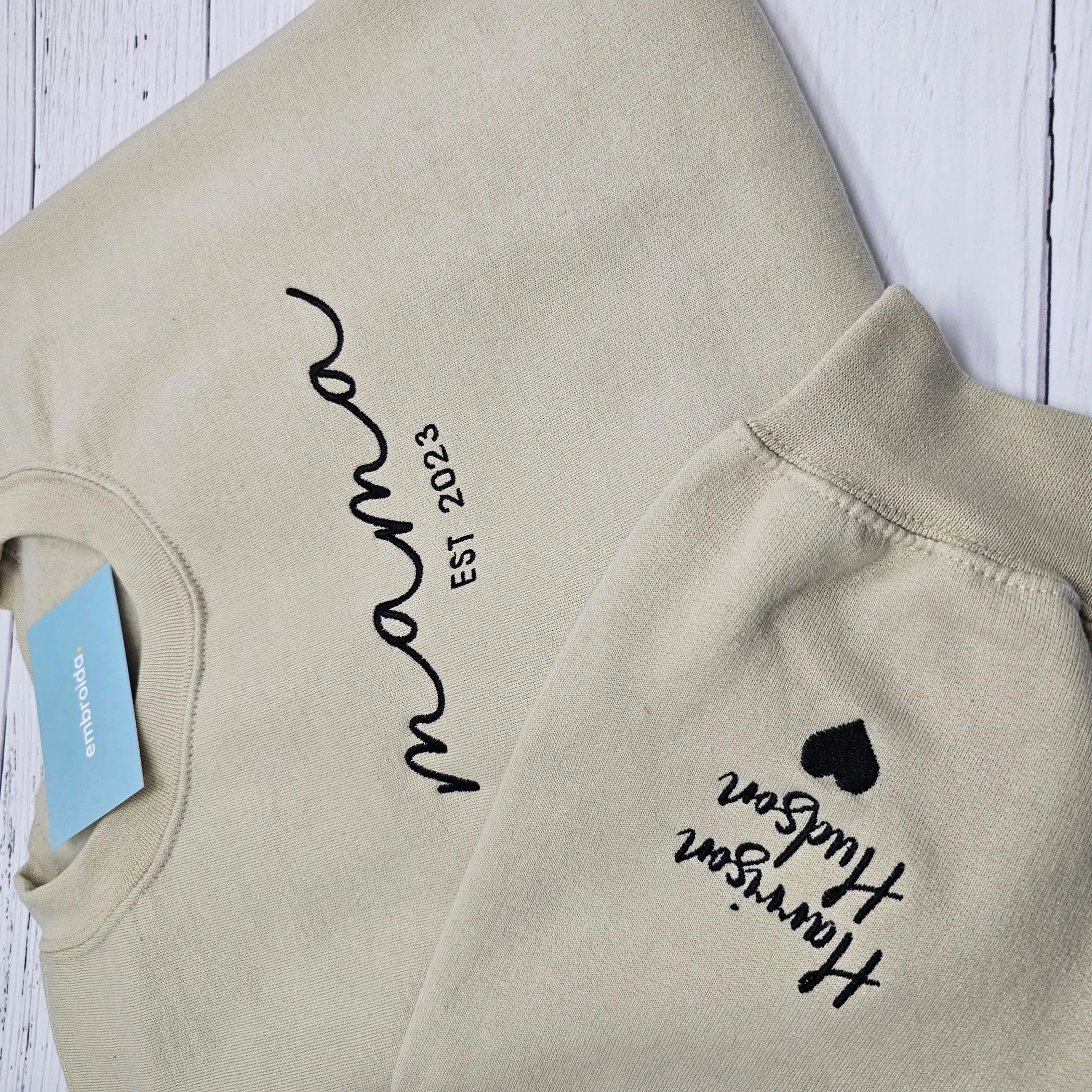 Personalised Cursive Sweater