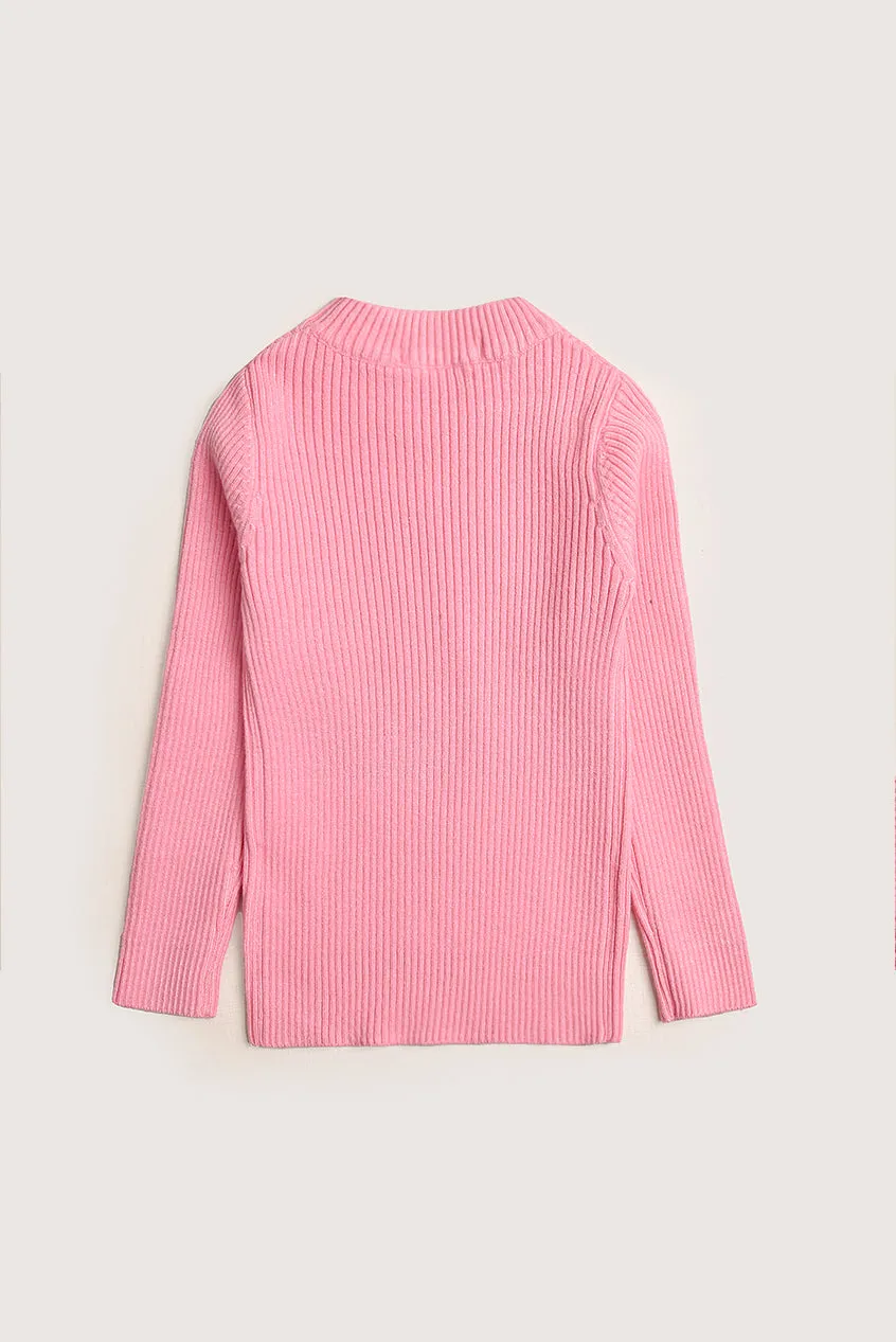 Pink Knit Sweater