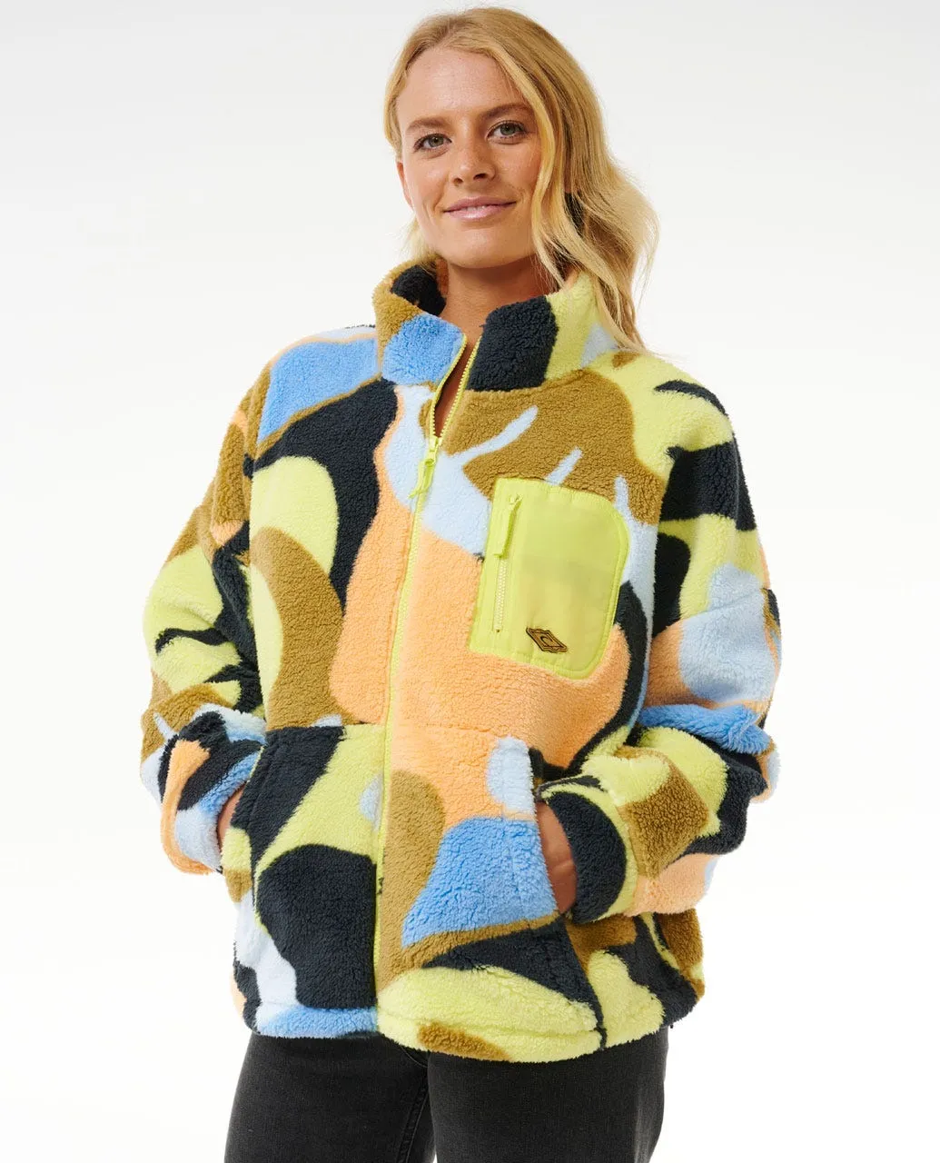 Rip Curl High Tide Polar Fleece Jacket-Black