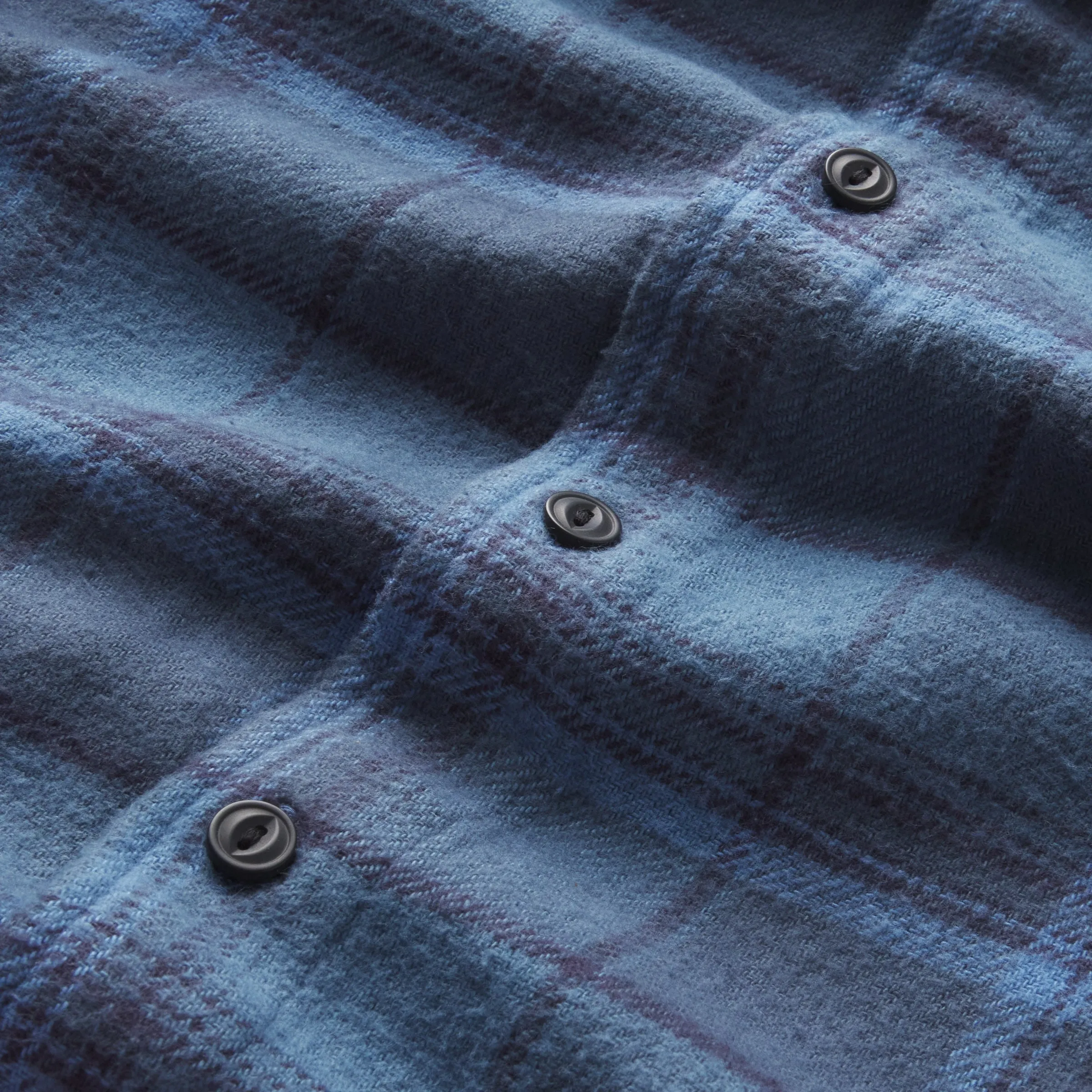 Scarboro Heritage Heavy Flannel - Navy Auburn