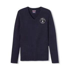 St. Bridget - Unisex V-Neck Long Sleeve Pullover Sweater - Adult