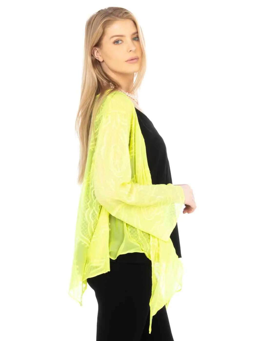 Tianello "SERA" Embroidered  Washable Silk "Yuriko" Jacket