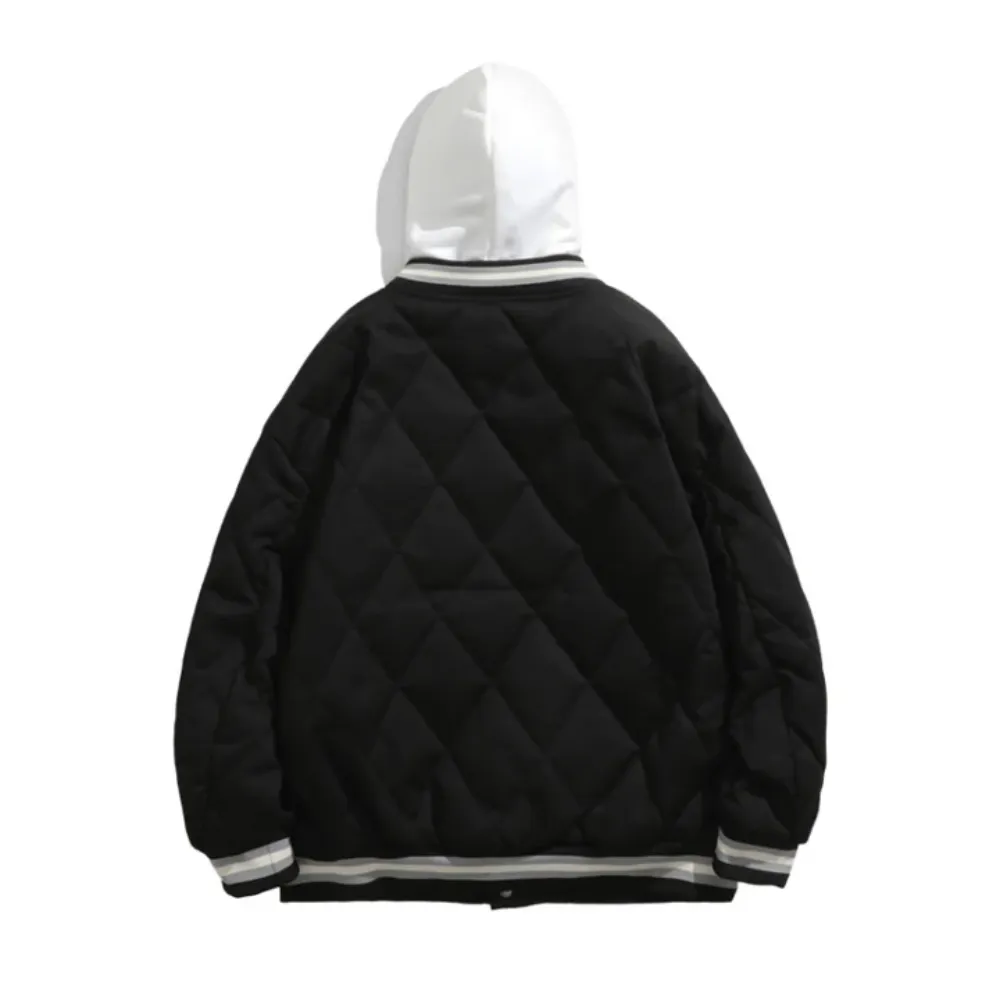 Urban Classic Letter Graphic Coat