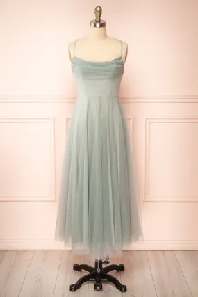 Valerie Sage | A-Line Tulle Midi Dress