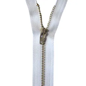 Zipper-Natural-6"-Closed Bottom